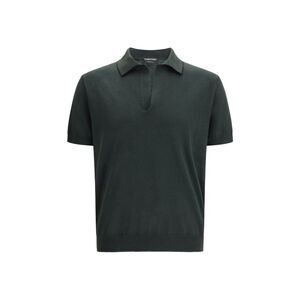 Tom Ford Men Cotton And Silk Blend Polo Shirt